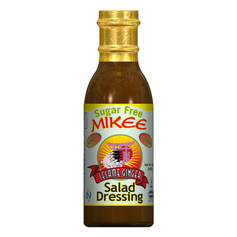 Sugar Free Sesame Ginger Salad Dressing MIKEE